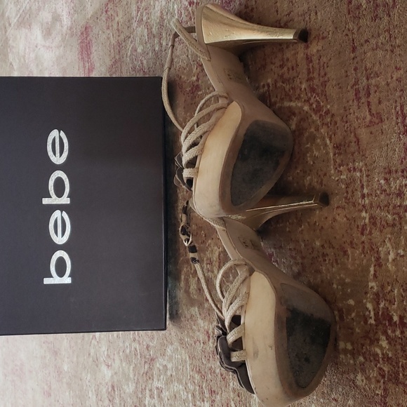 Bebe Deena Strappy Heels - Picture 4 of 10